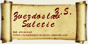 Zvezdoslav Šuletić vizit kartica